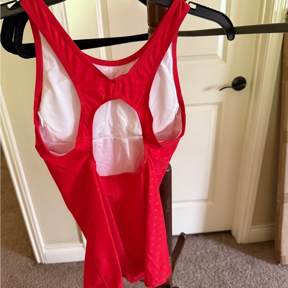 Athletic Girls' One Piece Swimsuit, Infinity Splice Thick Strap Bathing Suit- 14 - Picture 5 of 8